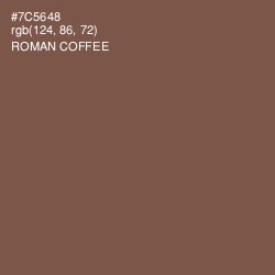 #7C5648 - Roman Coffee Color Image